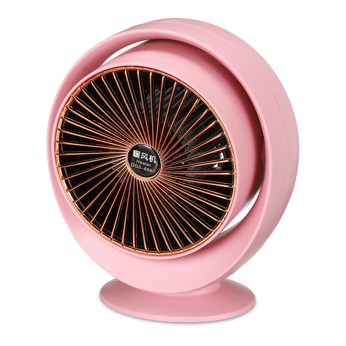 800W Mini Electric Air Heater Portable Space PTC Ceramic Heating Fan Home Office Winter Warmer