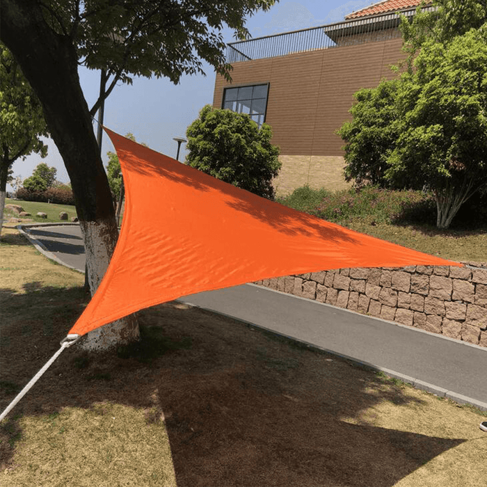 3X3X3M Triangular Shade Cloth Oxford Fabric Waterproof Uv-Ray Proof Sunshade Canopy Outdoor Camping Garden Pool