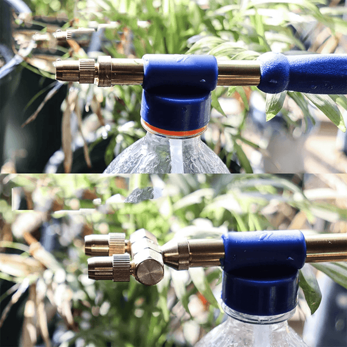 Reciprocating Head Brass Sprayer Airbrush Hand Pressure Sprayer Garden Watering Garden Bottle for Pesticide Irrigation Tools