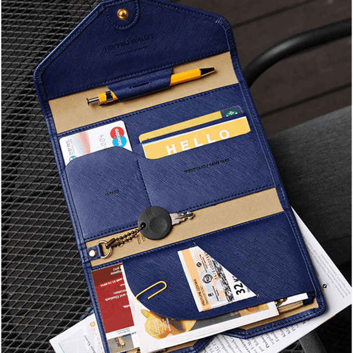 Multi-Function Card Bag Wallet Passport Holder Credit Card Package for Travel Camping