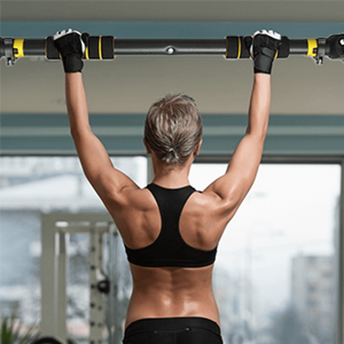 SGODDE Pull up Bar Horizontal Bar Portable Multifunctional Indoor Wall Mounted Non-Skid Safety Pullup Bar