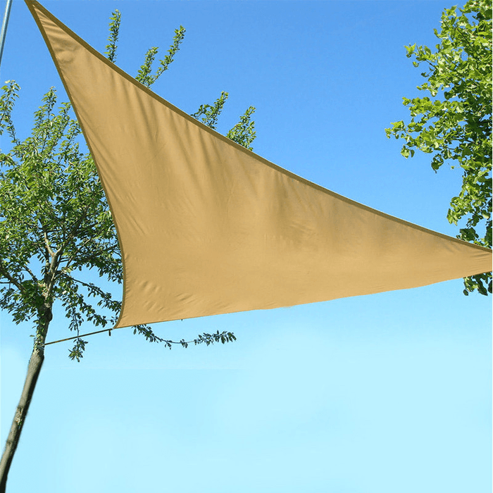 3X3X3M Triangle Tent Sunshade Sail Waterproof 90% UV Sun Canopy Camping Patio Garden Awning Tent Sunshade