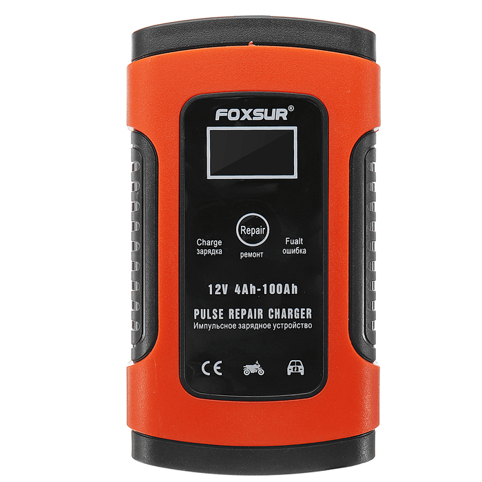 110-220V Intelligent Battery Charger 12V 5A Pulse Repair Battery Charging with LCD Display