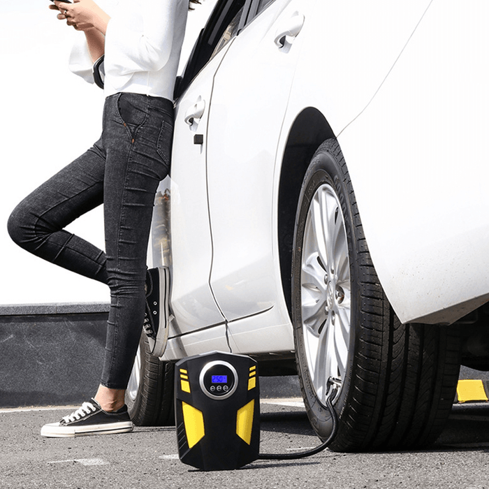 Car Air Pump Car Air Pump Digital Display 12V Portable Tire Pump Smart Tire Inflator