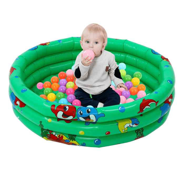 90Cm Kids Baby Children Inflatable Swimming Pool 3 Layer Pool Summer Water Fun Play Toy