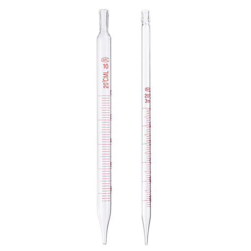 1/2/3/5/10Ml Glass Short Pipette with Scale and Bubble Lab Glassware Kit