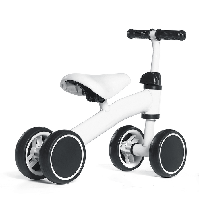 4 Wheel Toddler Kids' Tricycle Baby Kids Push Scooter Walker Bicycle for Balance Training for 18 Mouths to 2/3/4/5 Year Old Boys&Girls