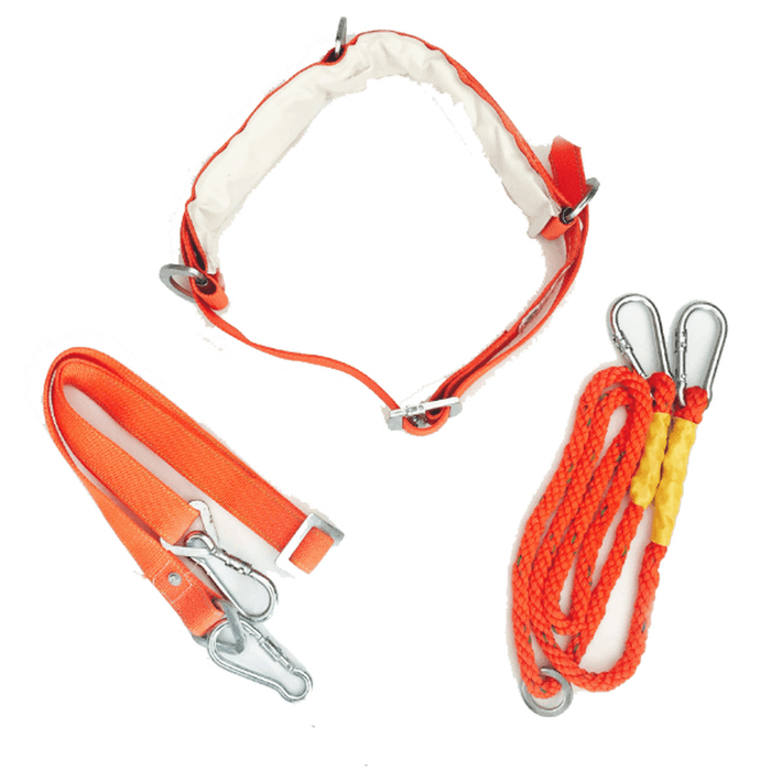 W-Y Type Orange Aerial Work Rope Full Body Climbing Rope Belt Security Outdoor Mountaineering Belts Protection Accessories