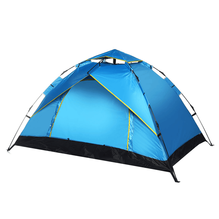 3-4 People Family Camping Tent Automatic Instant Sunshade Waterproof Awning Hiking Travel Fishing