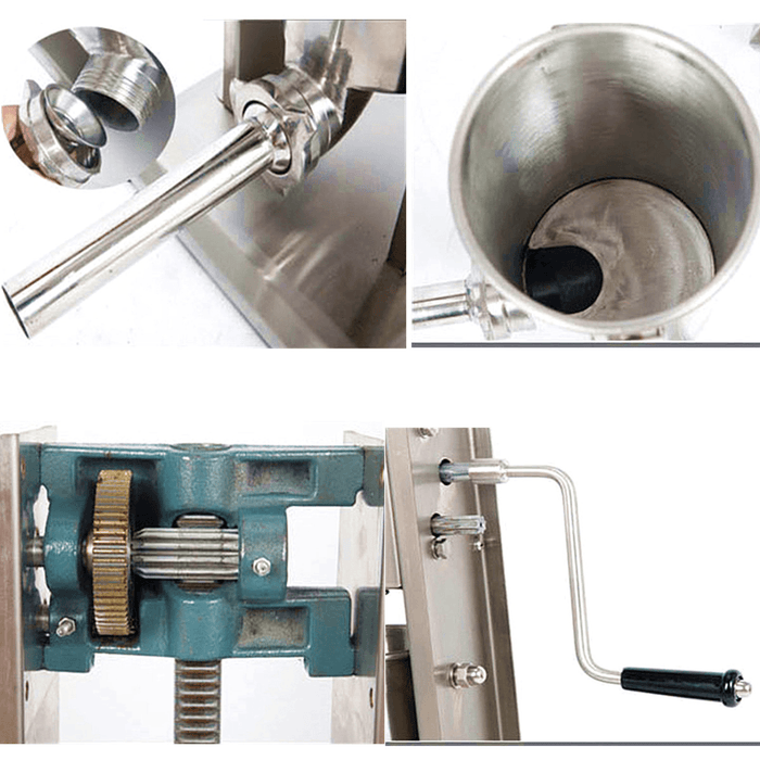 3/5/7L Stainless Steel Liters Salami Maker Standard Meat Sausage Filler Stuffer Chopper