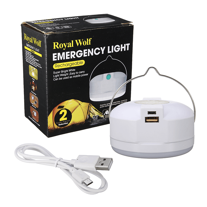 Ipree™ Portable LED Lantern Emergency Camping Tent 2 Mode USB Night Light Lamp