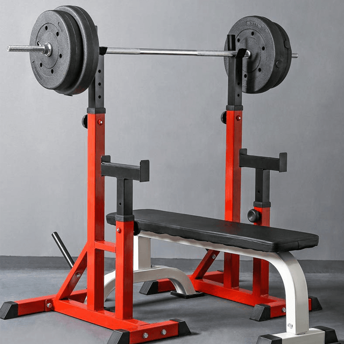 Lifting Barbell Stand One-Piece Barbell Squat Rack Adjustable Height Barbell Indoor Gym Fitness Equipment