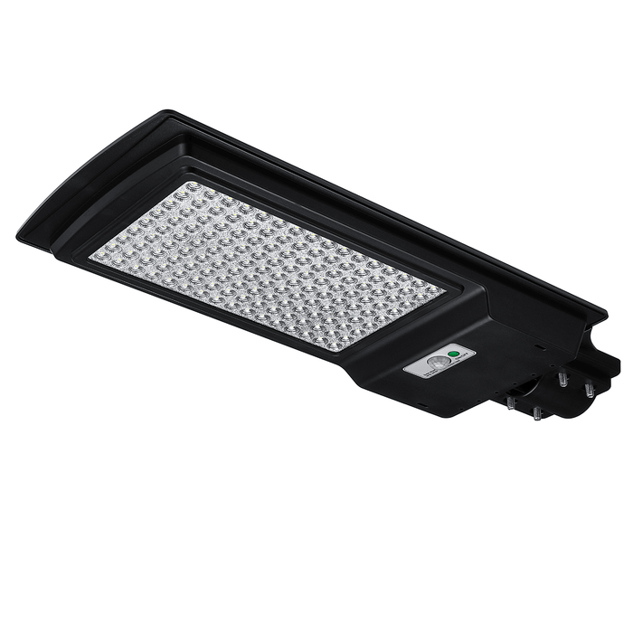 200W 144 LED Lampione Stradale Faro Faretto Energia Solare Fotovoltaico Luce