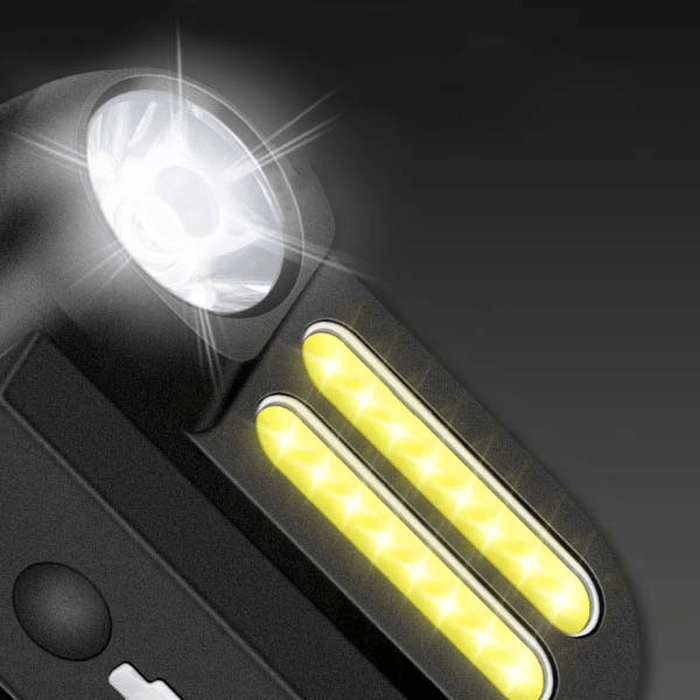 XANES® XL42 650LM XPE Headlight Far near Distance Bike Front Light USB Rechargeable 4 Modes 90 Adjustable Waterproof Camping Hiking Cycling Fishing Light