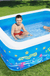 Inflatable Swimming Pool Family Childrens Kids Baby Large Water Rectangular Fun Swimming Pool-125/150/185Cm