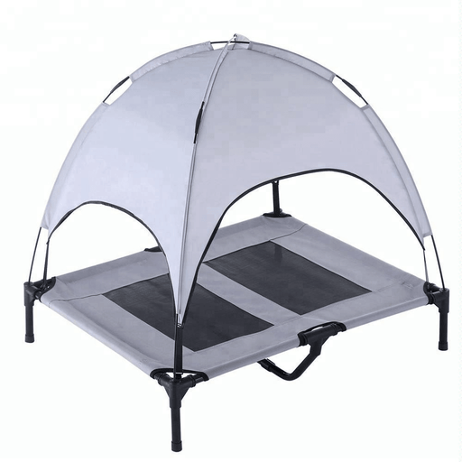 2-In-1 Dog Bed Tent Folding Portable Pet House Waterproof Sunscreen Shelter for Animals Outdoor Camping