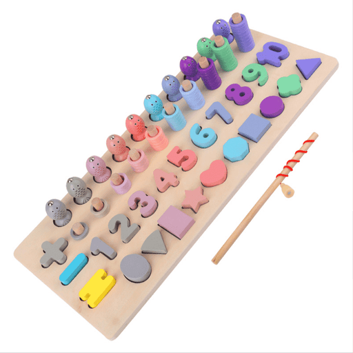 Kids Children Wooden Numbers Math Puzzle Board for Toddlers Educational Early Learning Toys