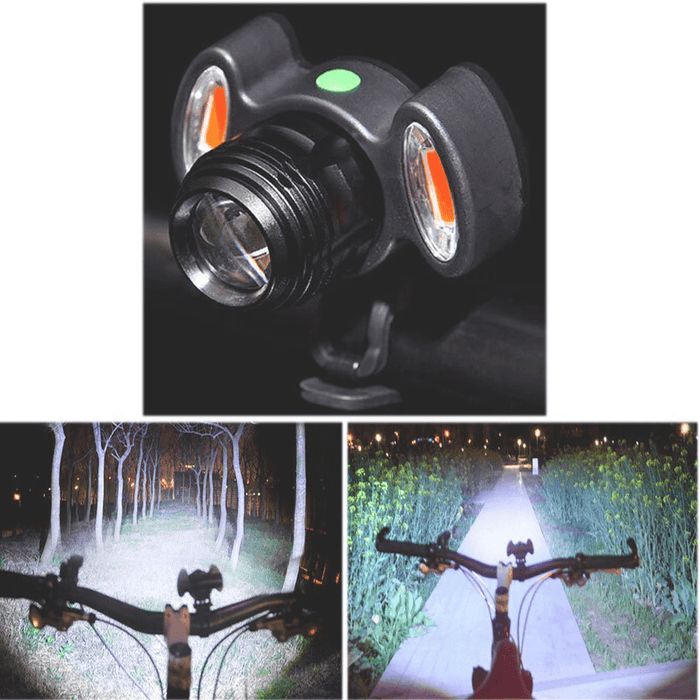 XANES 800LM T6 Bicycle Warning Light Zoomable IPX6 Waterproof Bike Front Light 4 Modes USB Charging