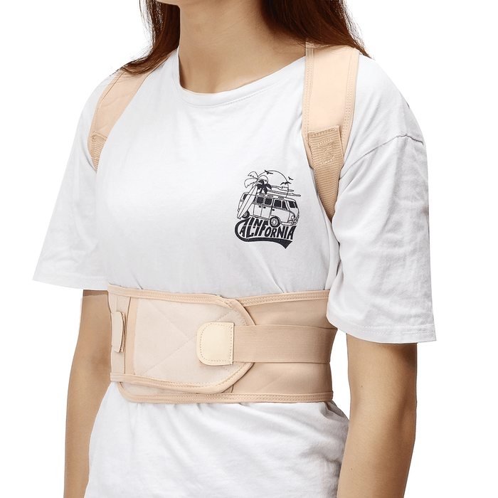 Adjustable Back Support Posture Corrector Magnetic Back Brace Belt Sports Protective Gear