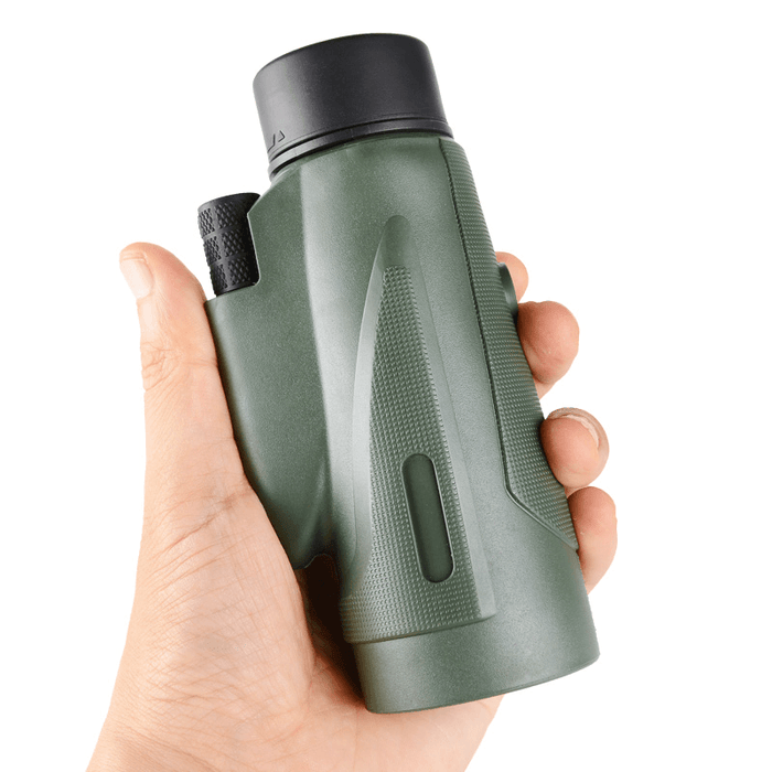 Ipree® 12X50 Greenskin Monocular High Definition Monocular Adjustable Eyepiece Waterproof Durable Outdoor Camping Climbing Travel