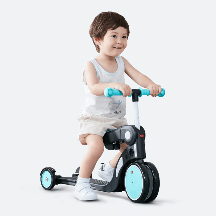 BEBEHOO 3-In-1 Adjustable Kids Scooter + Balance Bike +Walker Bicycle Balance Training Gifts for Aged 2-6