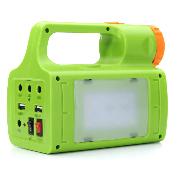 6V 6W Solar Lights LED Camping Lantern Hanging Flashlight Lamp Emergency Power Supply 8000Mah