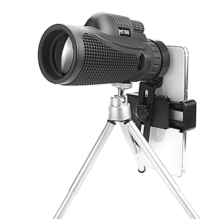 Moge 40X60 Monocular Optical HD Lens Telescope with Tripod Phone Clip Camping Travel