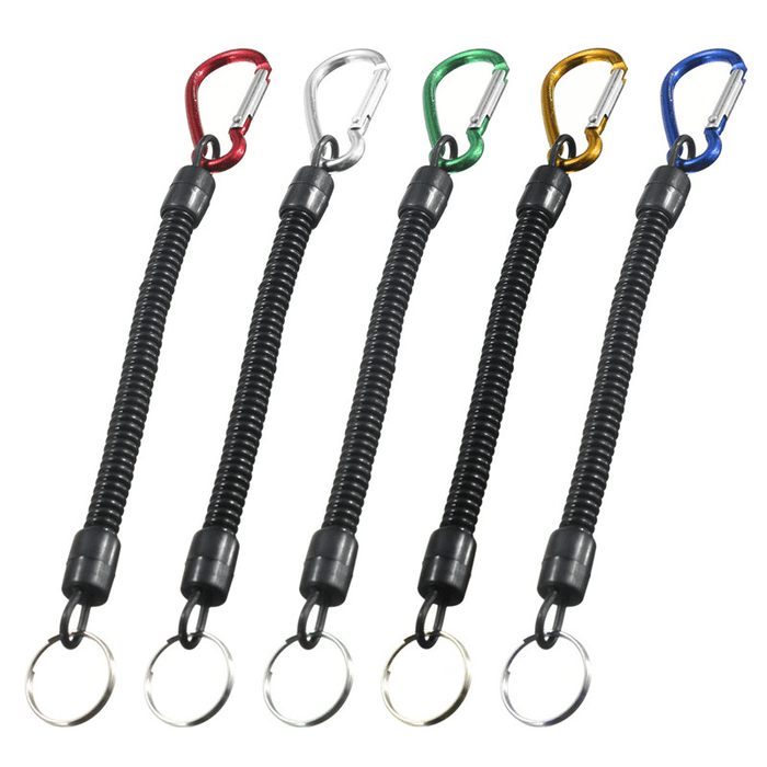 1PC Max 90CM Fishing Lanyard Boating Kayak Camping Secure Pliers Lip Grips Tackle Tools Camping Carabiner Fish Tools Fishing Diving Accessory