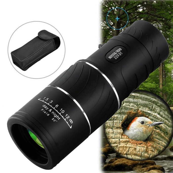 ARCHEER 16X52 Monocular Dual Focus Optics Zoom Telescope Day & Night Vision for Birds/ Hunting/ Camping/ Tourism