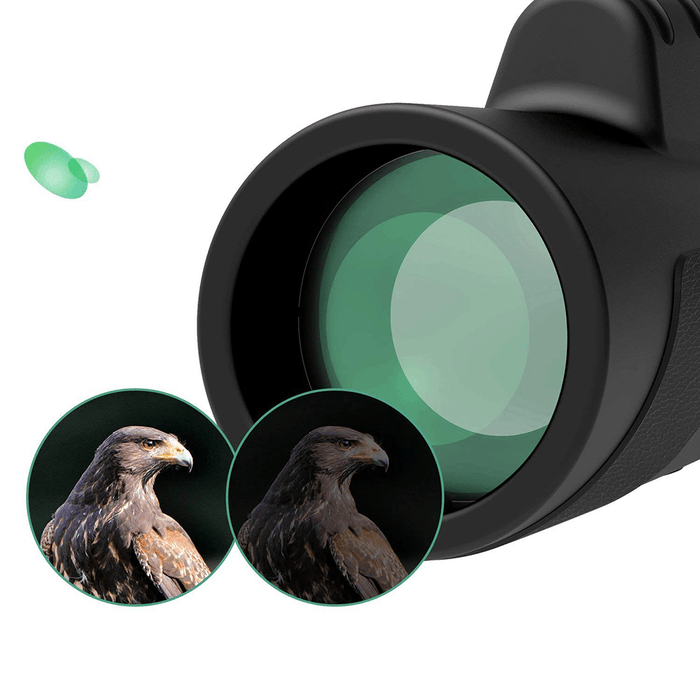 Ipree® MNV-L1 40X60 Dual Focus Optics Monocular HD Waterproof Telescope Day&Night Vision 500M/ 9500M