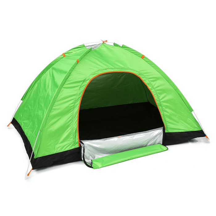 Portable Double Door Folding Tent 2-3People Waterproof Fully Automatic Tent Outdoor Camping Hiking Traveling Tent Sunshade