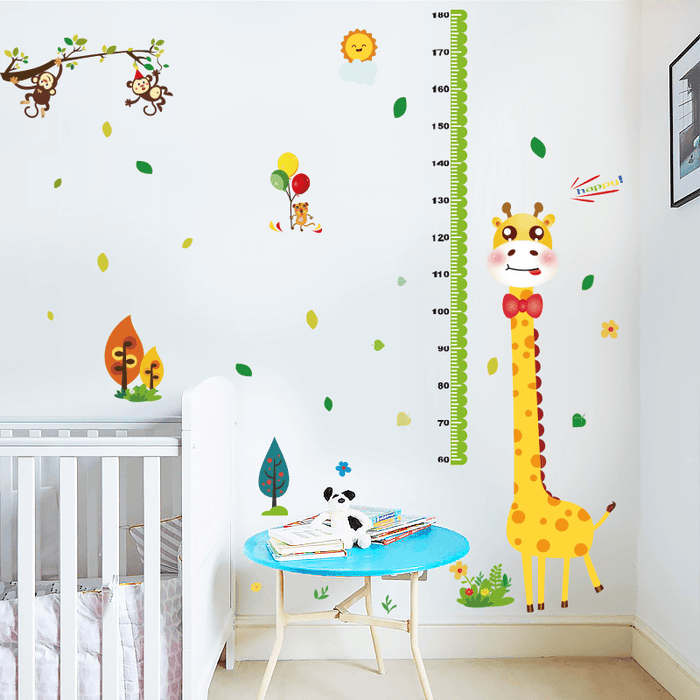 Miico SK9350 Giraffe Height Stickers Children'S Room Kindergarten Decorative Wall Stickers DIY Sticker