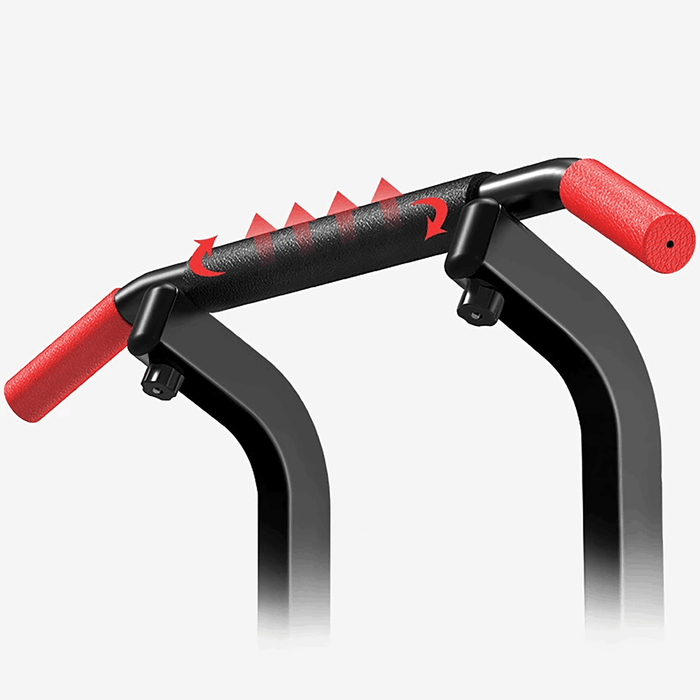 6 Level Height Adjustable Multi-Grip Chin up Bar Indoor Push up Station Rack Fitness Training Equipment