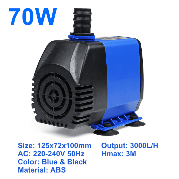 Submersible Water Pump Circulatiion Pump for Pond Aquarium Fish Tank Fountain Water Pump Hydroponics