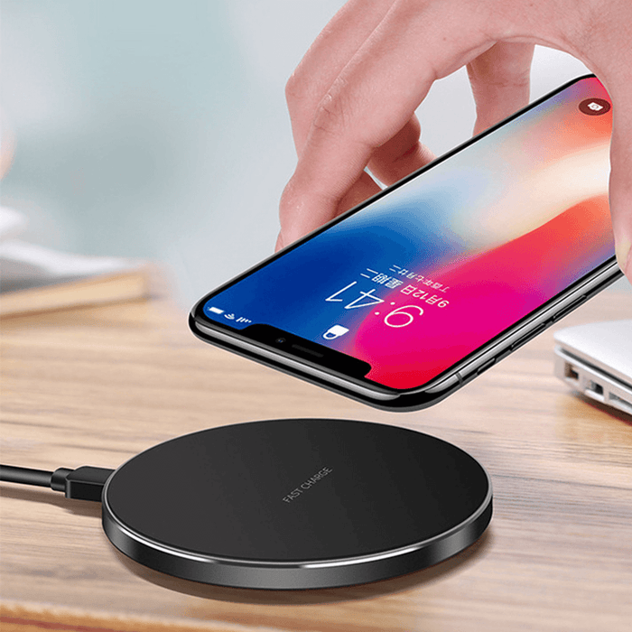 DC 5V 10W Qi Wireless Fast Charger Slim Charging Pad Mat for Iphone X 8/8Plus Original