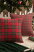 1PC Square Pillow Case Christmas Scottish Plaid Throw Waist Cushion Cover 18"