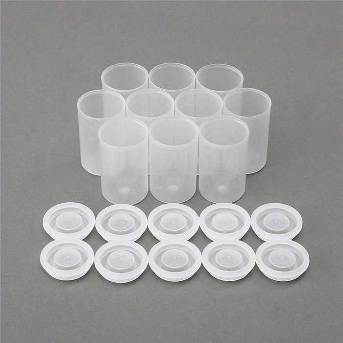 10Pcs Empty Plastic Can Paint Box Film Container Sample Cream Balm Jar Mini Cosmetic Storage Bottles Containers Pot Nail Arts 32X54Mm