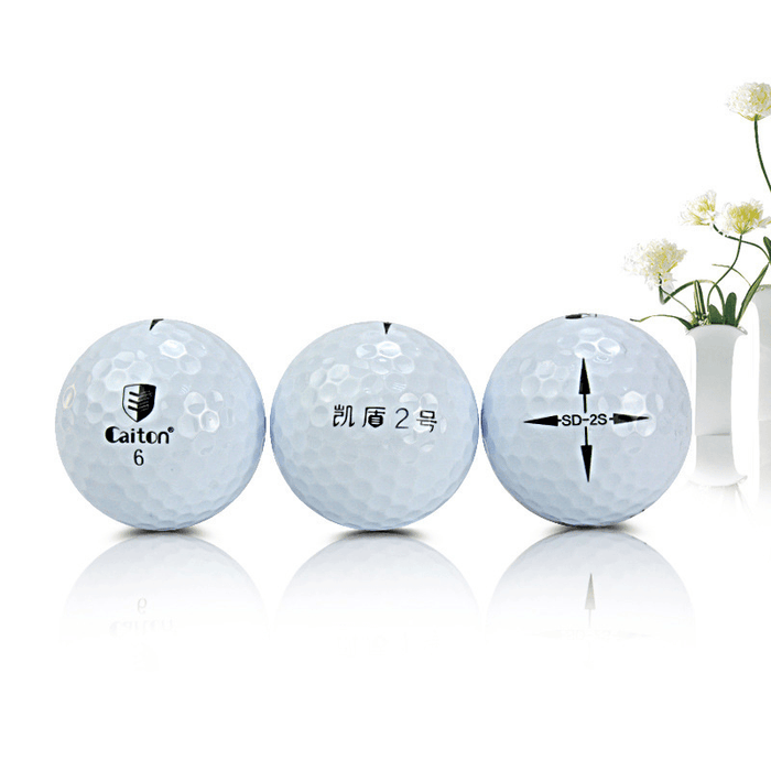 CAITON 12 Pcs Golf Ball Training Match Competition Tennis Ultra Long Distance High Rebound Team Sport Practice Golf Accessories