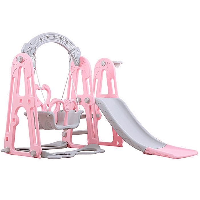 3 in 1 Climber Slide Play-Set Basketball Hoop Safety Play Toy Family Game Children Amusement Park Outdoor Indoor