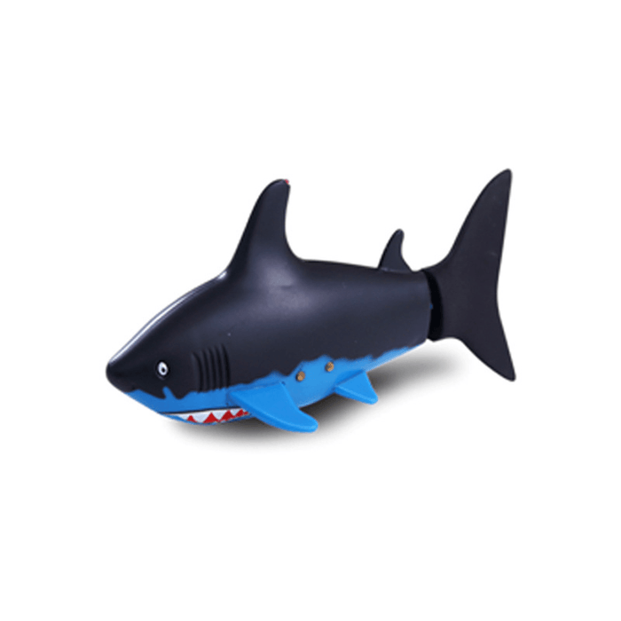 USB Rechargeable Mini Remote Control Shark Electric Diving Shark Toys Gift with Cola Can