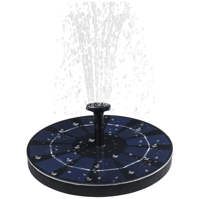 300L/H Solar Power Bird Bath Fountain Floating Pond Water Pump Bird Feeder