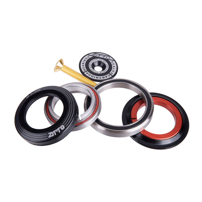 ZTTO 34Mm External Type CNC 1 1/8 28.6 Bicycle Bowl Set Mountain Bike Fork Bowl Set Bicycle Headset Bicycle Accessories