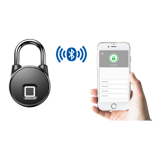 ANYTEK P22+ Bluetooth Fingerprint Smart Lock Anti-Theft 2 Modes Unlock Fingerprint Mobile APP Keyless Padlock IP66 Waterproof USB Charging Security Padlock Travel Bike