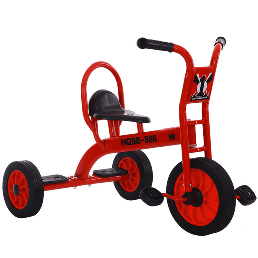 25Kg 85Cm Rubber Wheels Children'S Single Three-Wheeled Bicycle Seat ABC Triangle Stable Frame Non-Slip Handlebar Banlance Bike