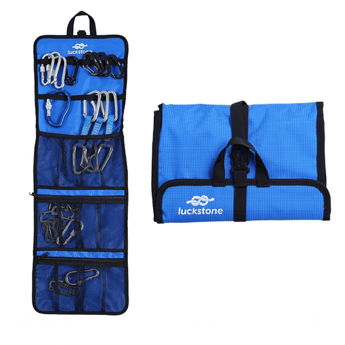 Oxford Cloth Folding Rock Climbing Bag Scratch Proof Tent Buckles Carabiner Hook Gear Equipment Coll