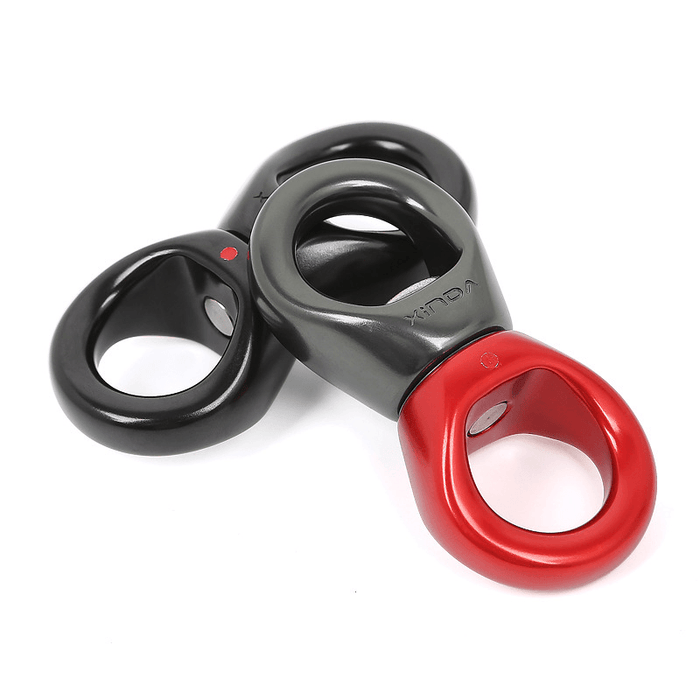 XINDA 30KN Outdoor Universal Ring High Quality Aluminum Swing Swivel for Anchoring Yoga Climbing