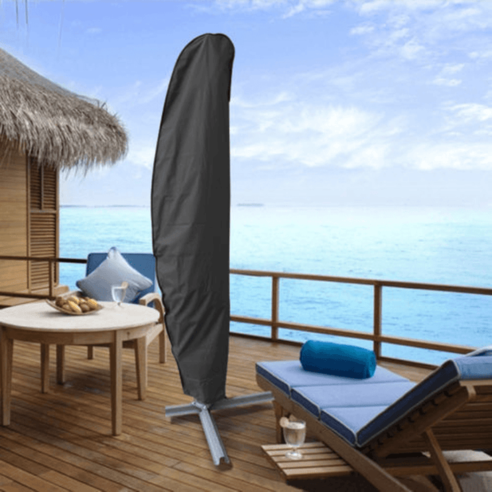 Outdoor Patio Yard Parasol Umbrella Waterproof Shade Cover UV Dust Protector