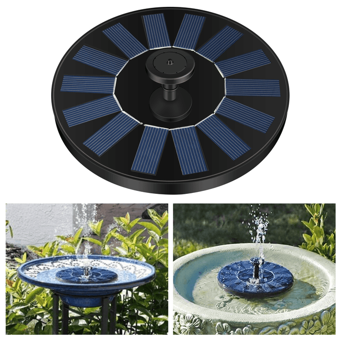 Solar Powered Floating Bird Bath Water Fountain Pump Pond Pool Water Pump