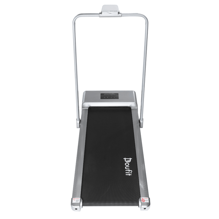 Doufit TD-01 2-In-1 Folding Treadmill Walking Exercise Machine with LED Display Remote Control for Home Office Gym Fitness