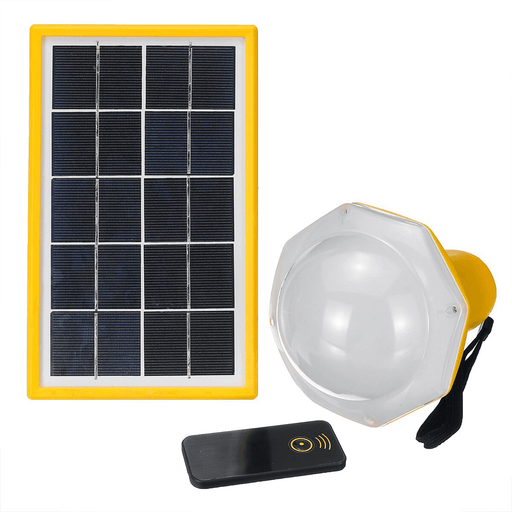 200LM Solar Panel Bulb Power 5 Modes DC Lighting System Kits Emergency Generator with Remote Control Outdoor Camping